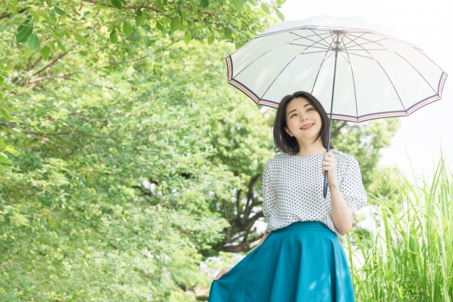 梅雨の時期の紫外線対策、雨の合間の晴れに要注意！